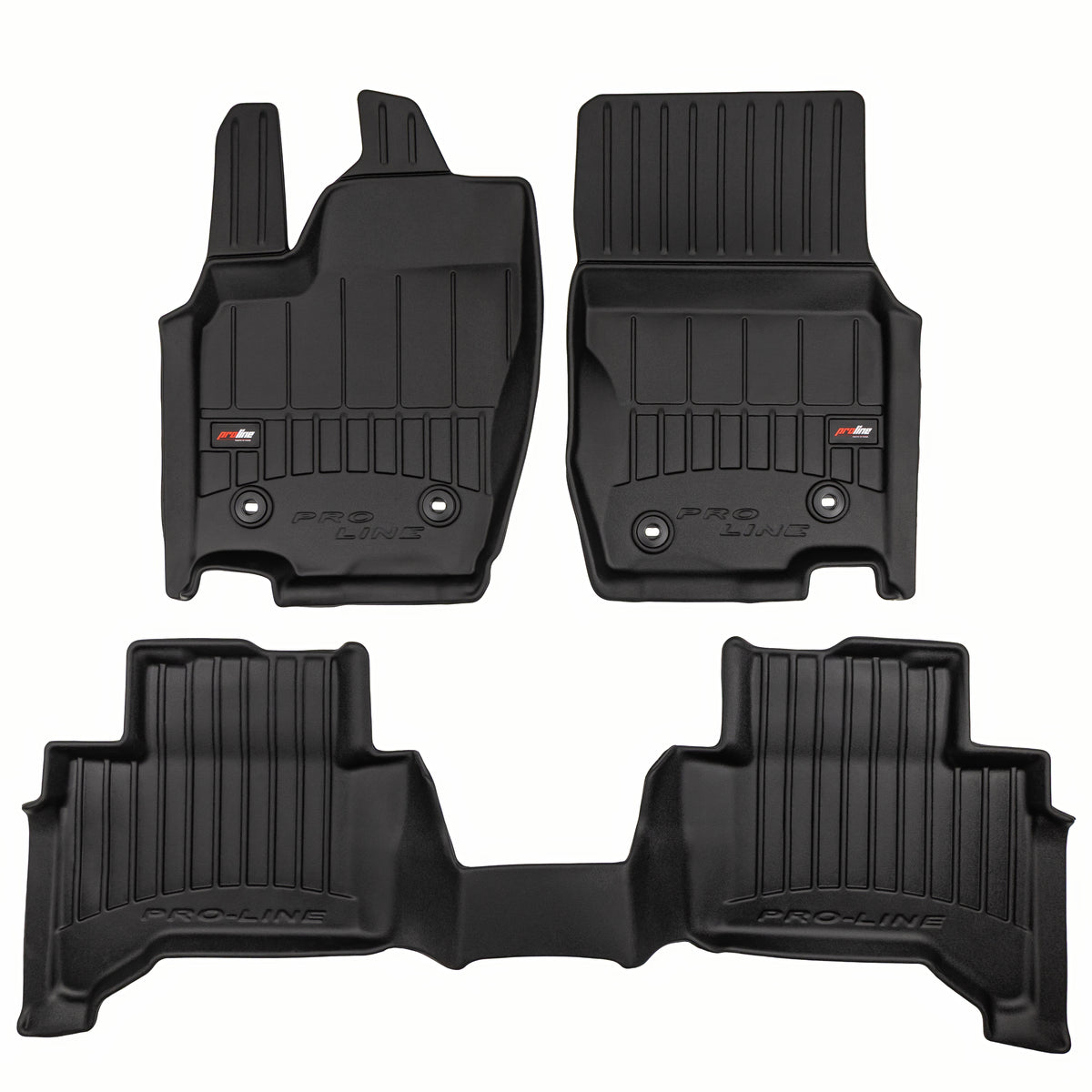 PACK 3 TAPETES BORRACHA PRO-LINE TOYOTA LAND CRUISER J250 2024->