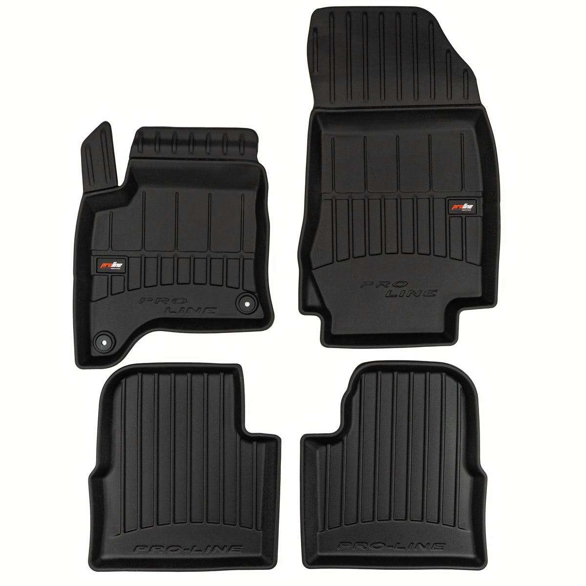PACK 4 TAPETES BORRACHA PRO-LINE PEUGEOT 2008 II 2023-> HIBRIDO POS-FACELIFT