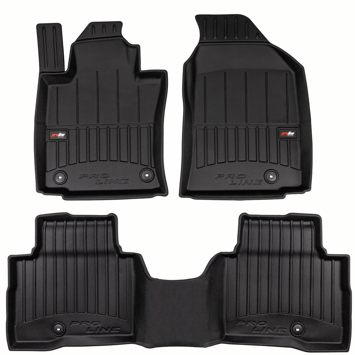 PACK 3 TAPETES BORRACHA PRO-LINE KGM ACTYON 2024->