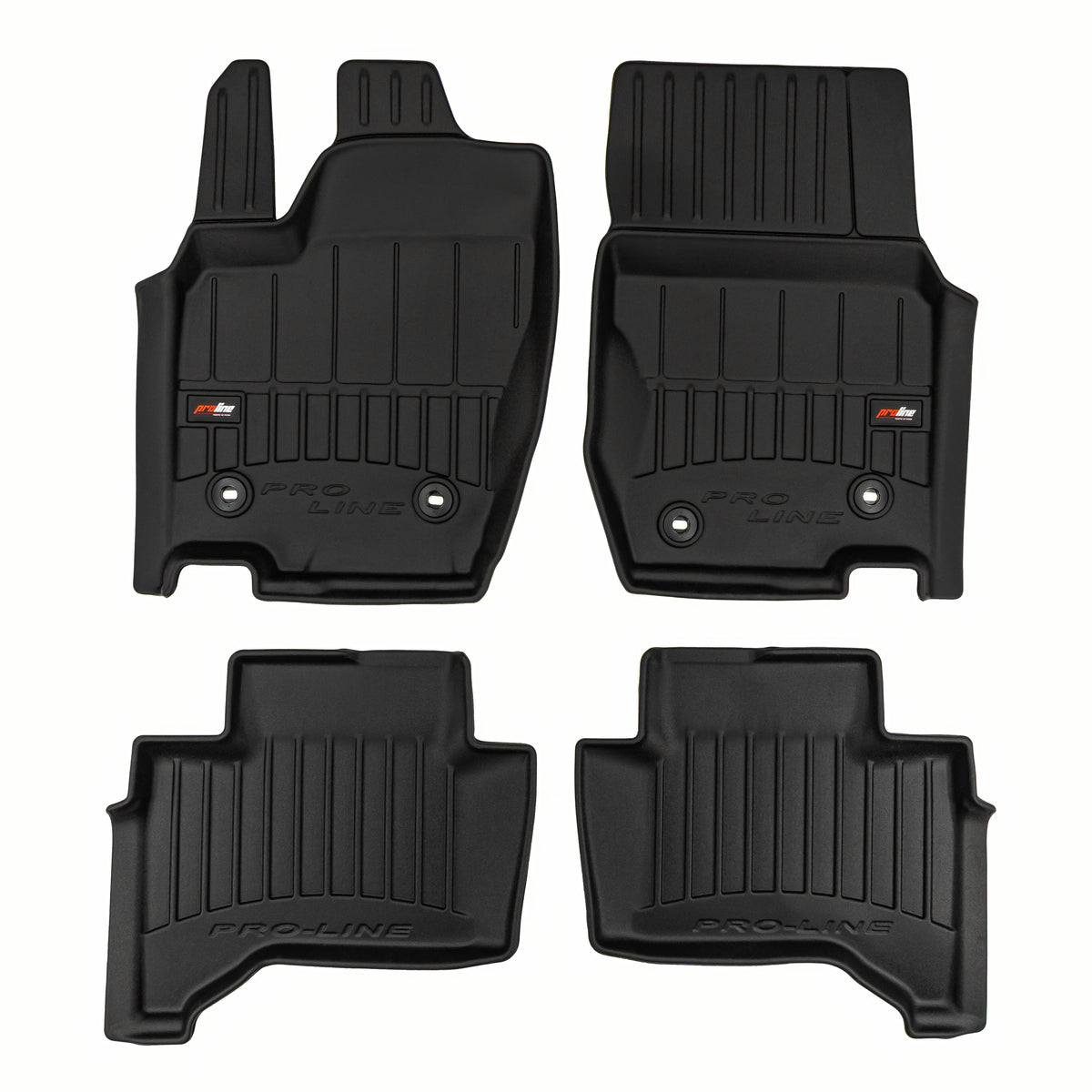 PACK 4 TAPETES BORRACHA PRO-LINE TOYOTA LAND CRUISER J250 2024->