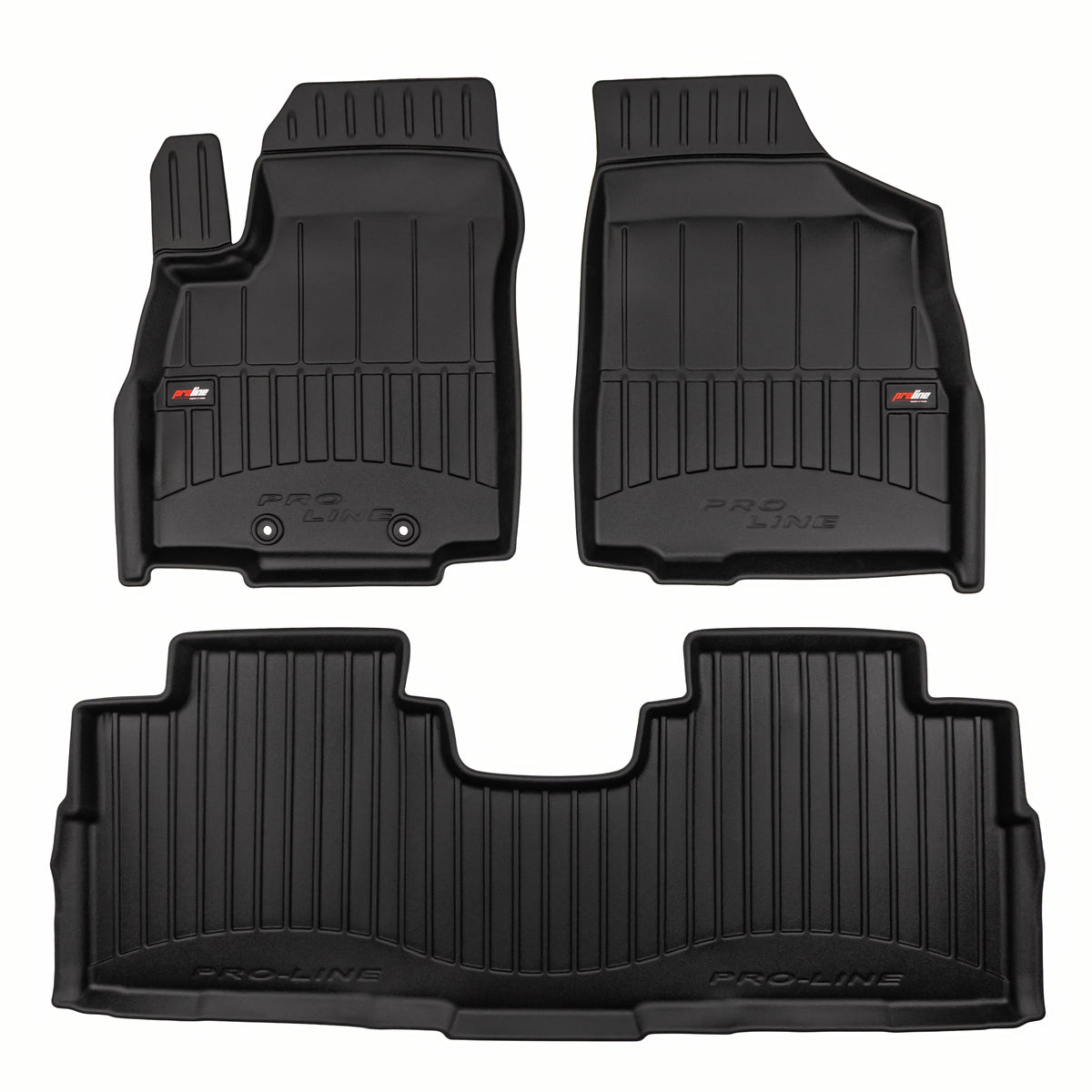 PACK 3 TAPETES BORRACHA PRO-LINE FORTHING U-TOUR 2024-> 1ª E 2ª FILA