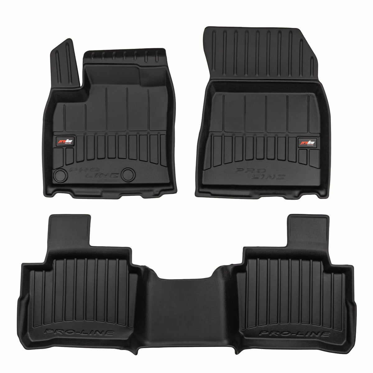 PACK 3 TAPETES BORRACHA PRO-LINE NISSAN QASHQAI III 2024-> HIBRIDO POS-FACELIFT