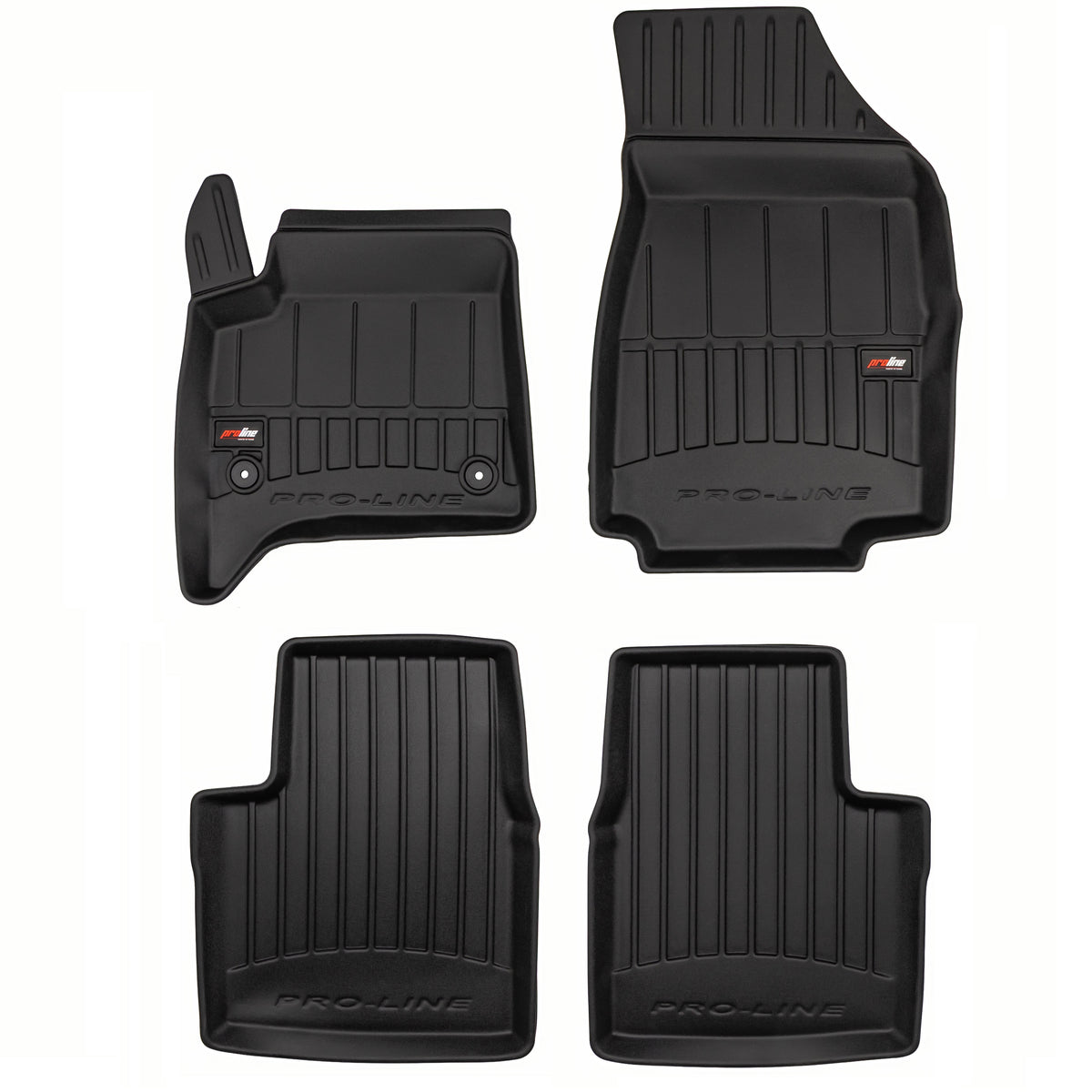 PACK 4 TAPETES BORRACHA PRO-LINE OPEL FRONTERA 2024-> HIBRIDO