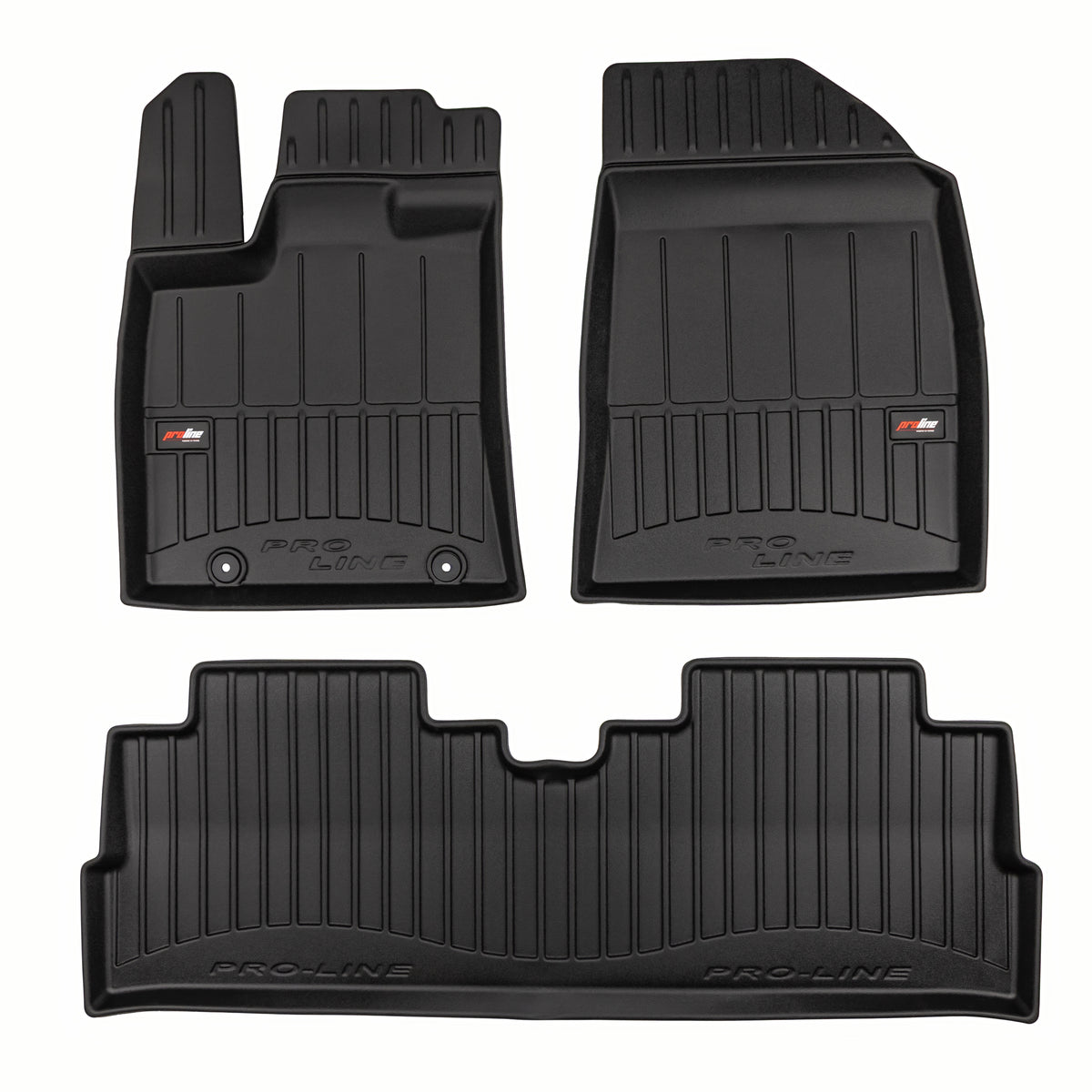 PACK 3 TAPETES BORRACHA PRO-LINE BYD DOLPHIN SURF 2025->