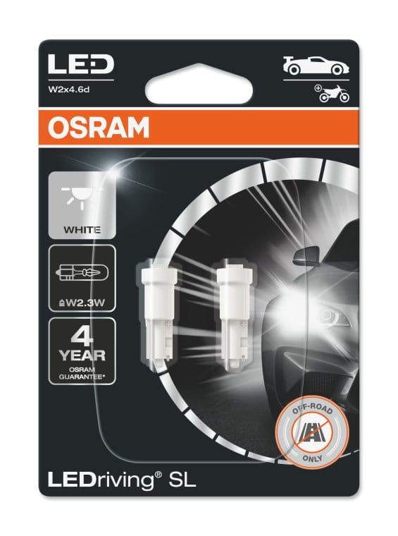 Foto do produto Lampadas OSRAM Ledriving W2.3w 12v W2x4.6d5x