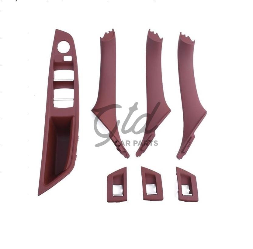 Foto do produto KIT Puxadores Vermelho BMW Serie 5 F10 F11 F18 s/ Esp. Rebatível