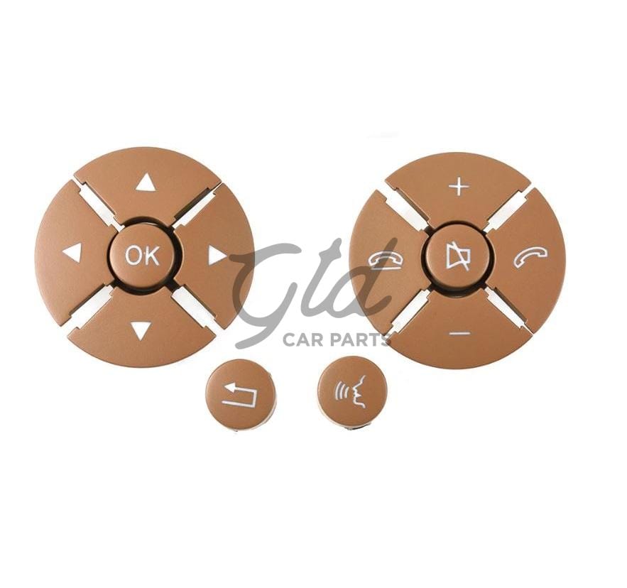 Foto do produto Botões Volante Amarelo Mercedes-Benz W221 W216