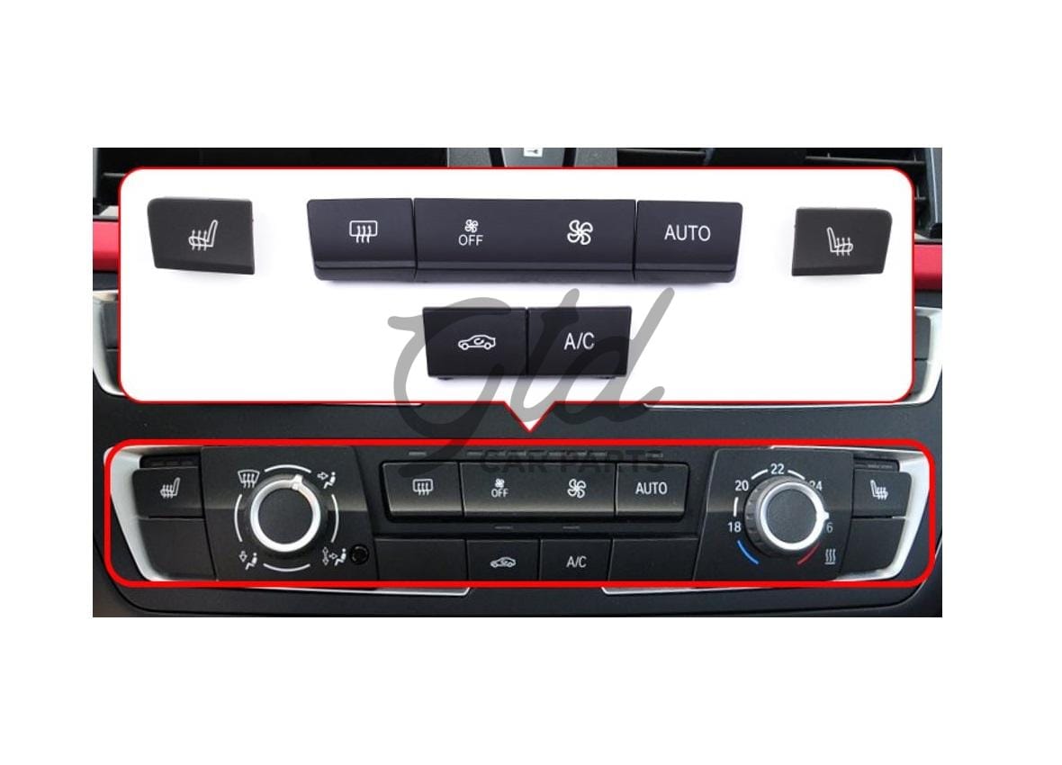 Foto do produto Pack 7 Botões Módulo AC BMW Série 1 2 3 4 F20 F30 F33