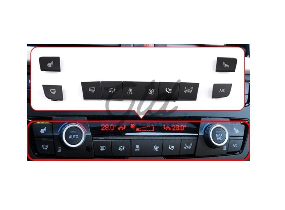 Foto do produto Pack 9 Botões Módulo AC BMW Série 1 2 3 4 F20 F30 F33