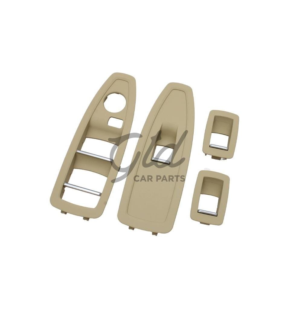 Foto do produto Pack 4 Molduras Vidros Bege BMW Série 1/3/4 F20 F30 F36 S/ Esp. Rebatíveis