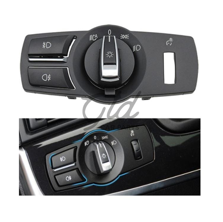 Foto do produto Moldura 4 Peças Comutador Luzes BMW Série 5/6/7 F10 F11 F01 F06