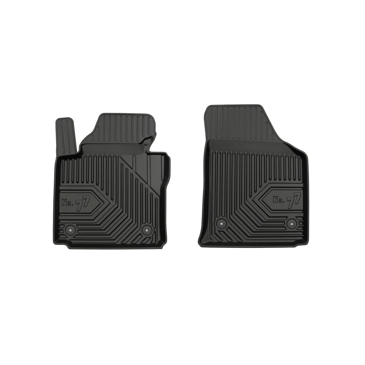 PACK 2 TAPETES BORRACHA NO.77 VOLKSWAGEN CADDY III 2003-2020 VAN