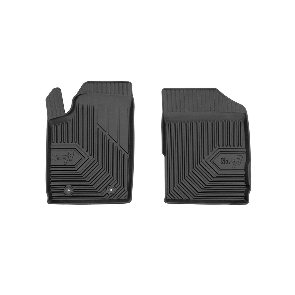 PACK 2 TAPETES BORRACHA NO.77 PEUGEOT PARTNER I VAN 1996-2010