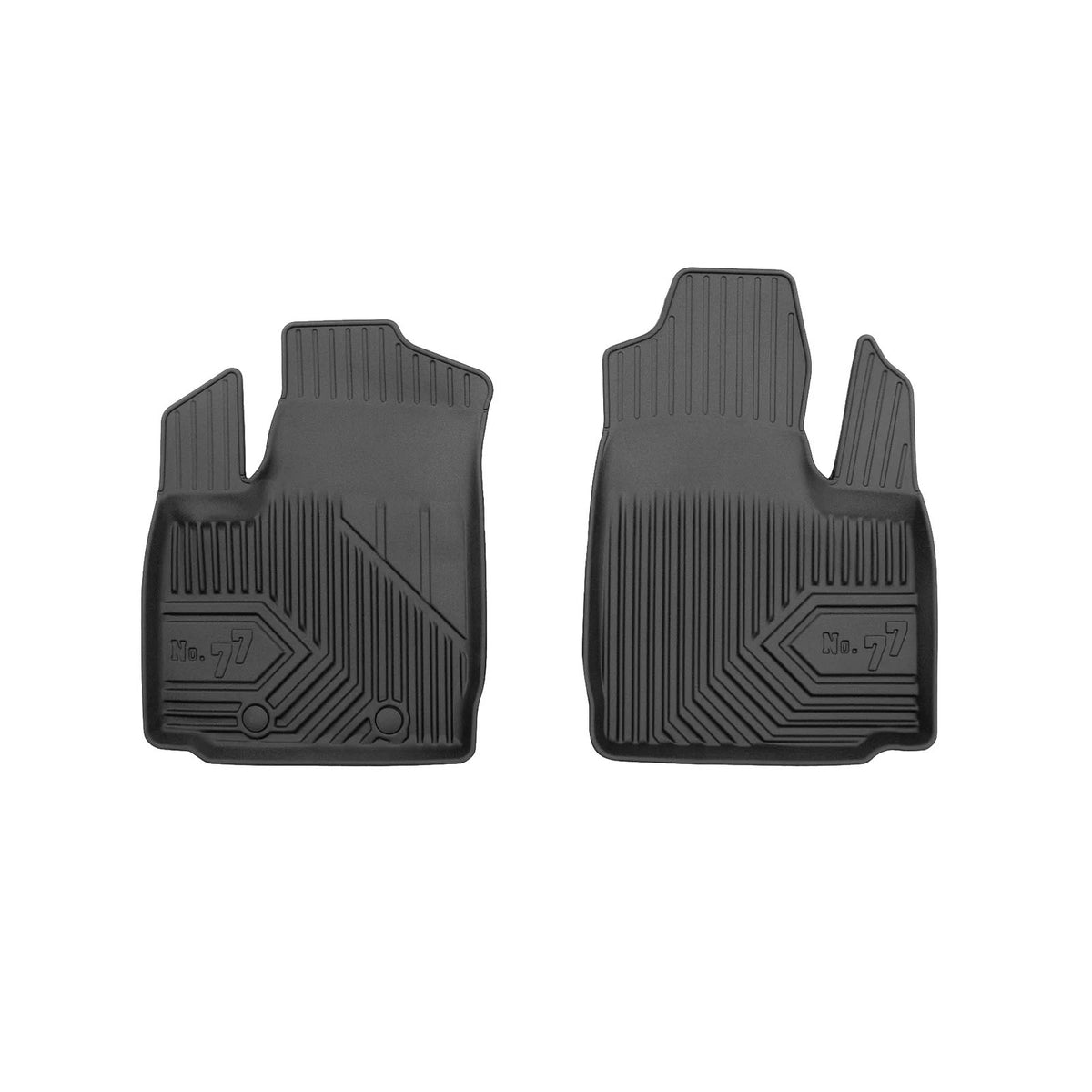 PACK 2 TAPETES BORRACHA NO.77 FIAT DOBLO I VAN 2000-2010