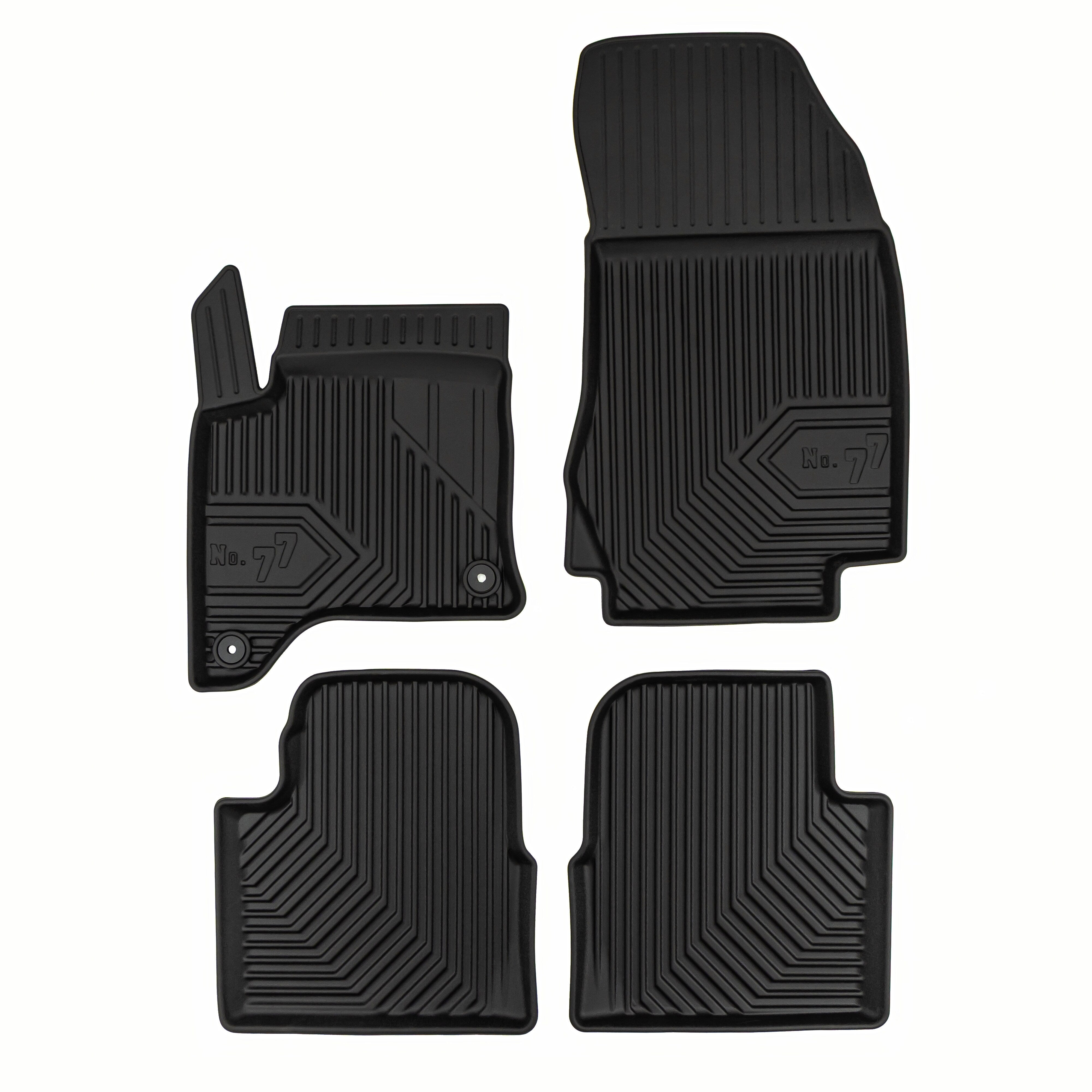 PACK 4 TAPETES BORRACHA NO.77 PEUGEOT 2008 II 2023-2026 Híbrido Pós-Facelift