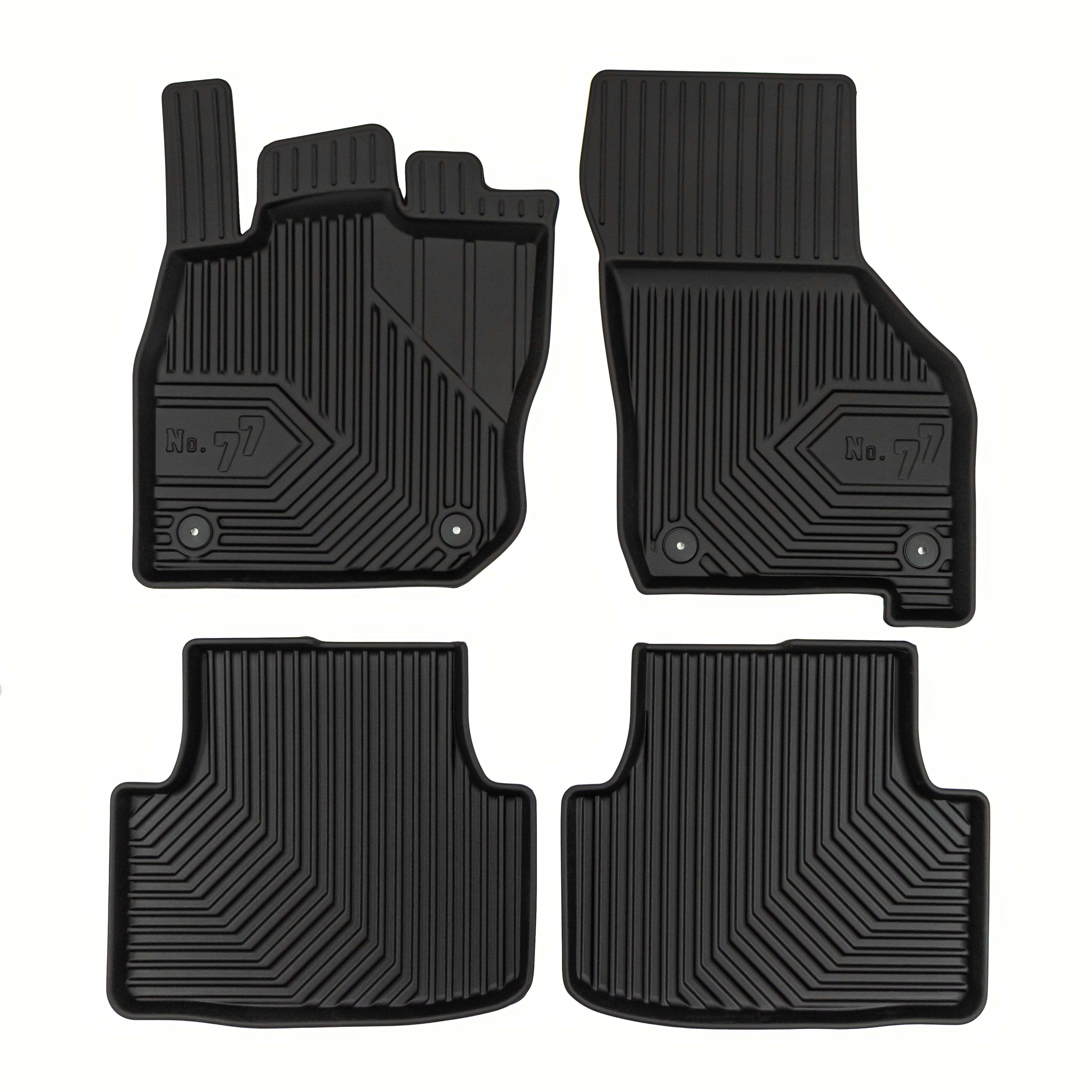 PACK 4 RUBBER MATS NO.77 VOLKSWAGEN GOLF VIII 2019->