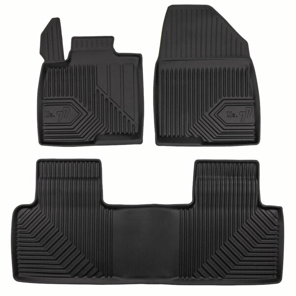 PACK 3 TAPETES BORRACHA NO.77 BAIC BEIJING 5 SUV 2023 ->