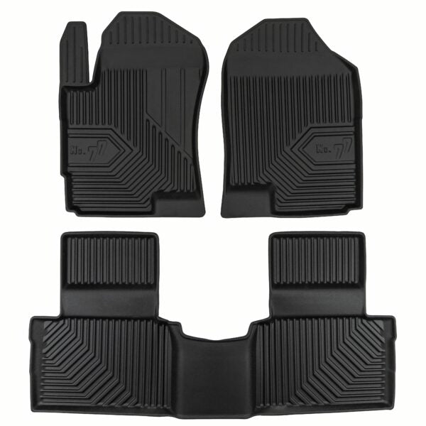 PACK 3 TAPETES BORRACHA NO.77 BAIC BEIJING 3 SUV 2023 ->