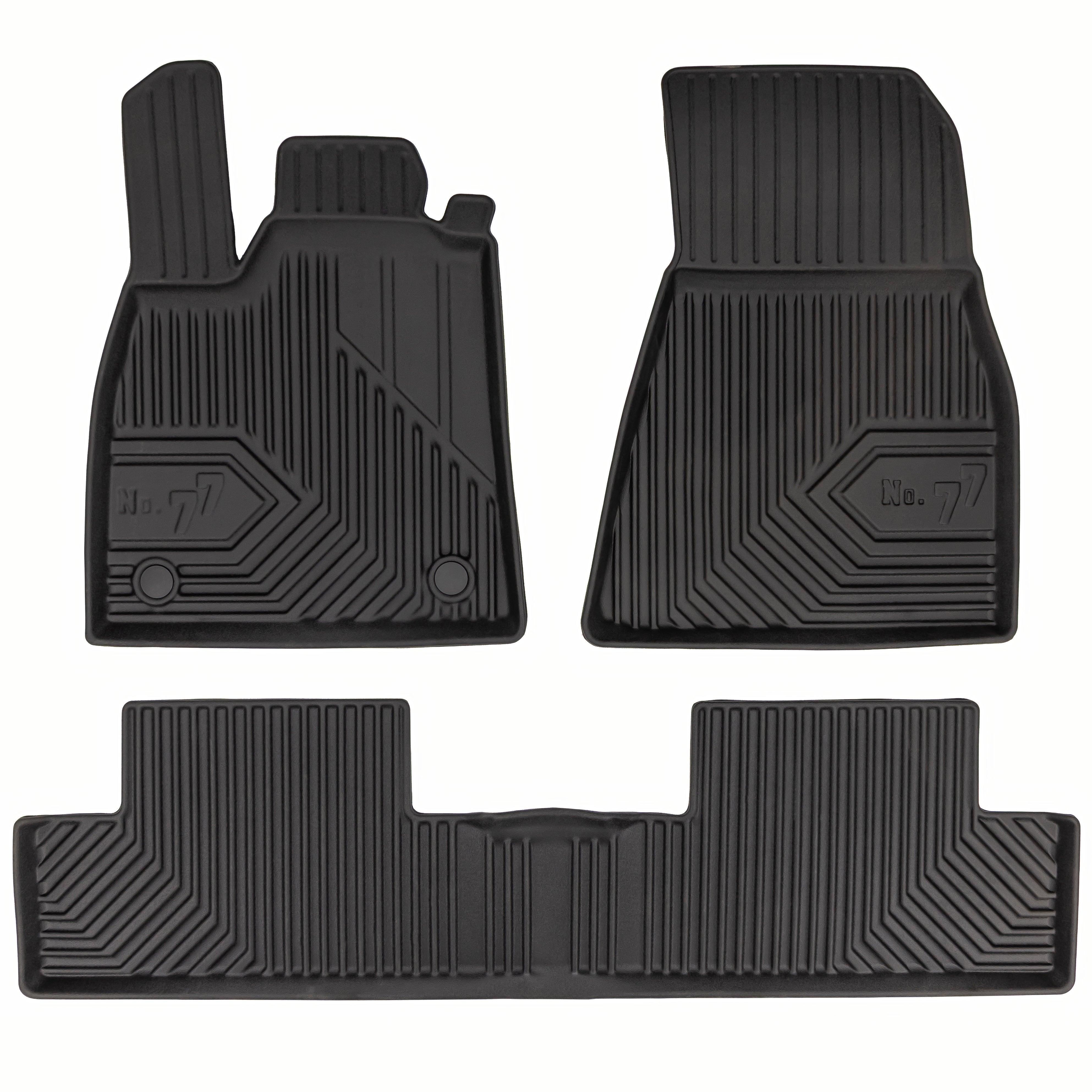 PACK 3 TAPETES BORRACHA NO.77 RENAULT 5 E-TECH ELETRIC HATCHBACK 2024 ->