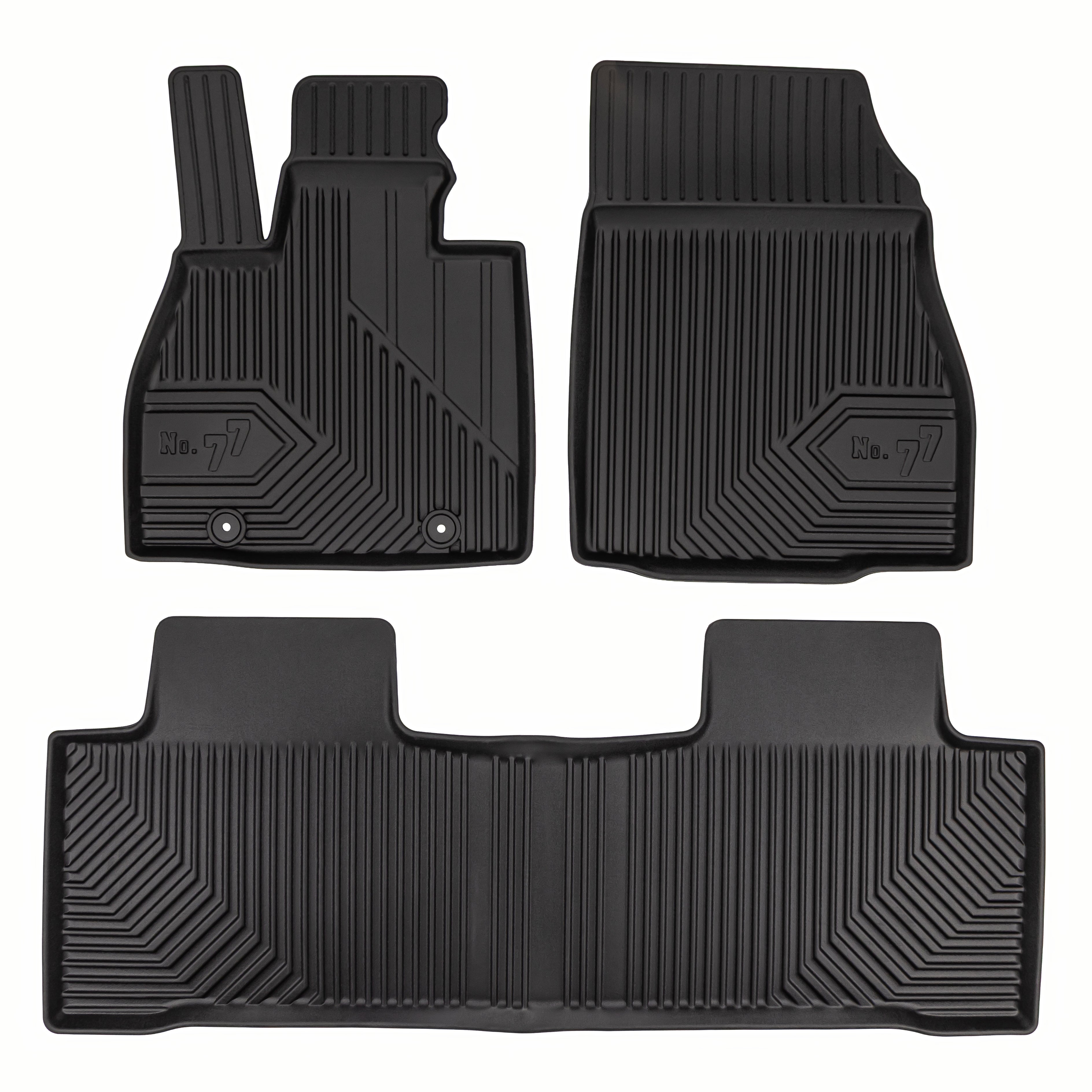 PACK 3 TAPETES BORRACHA NO.77 BYD SEALION 7 SUV 2023 ->