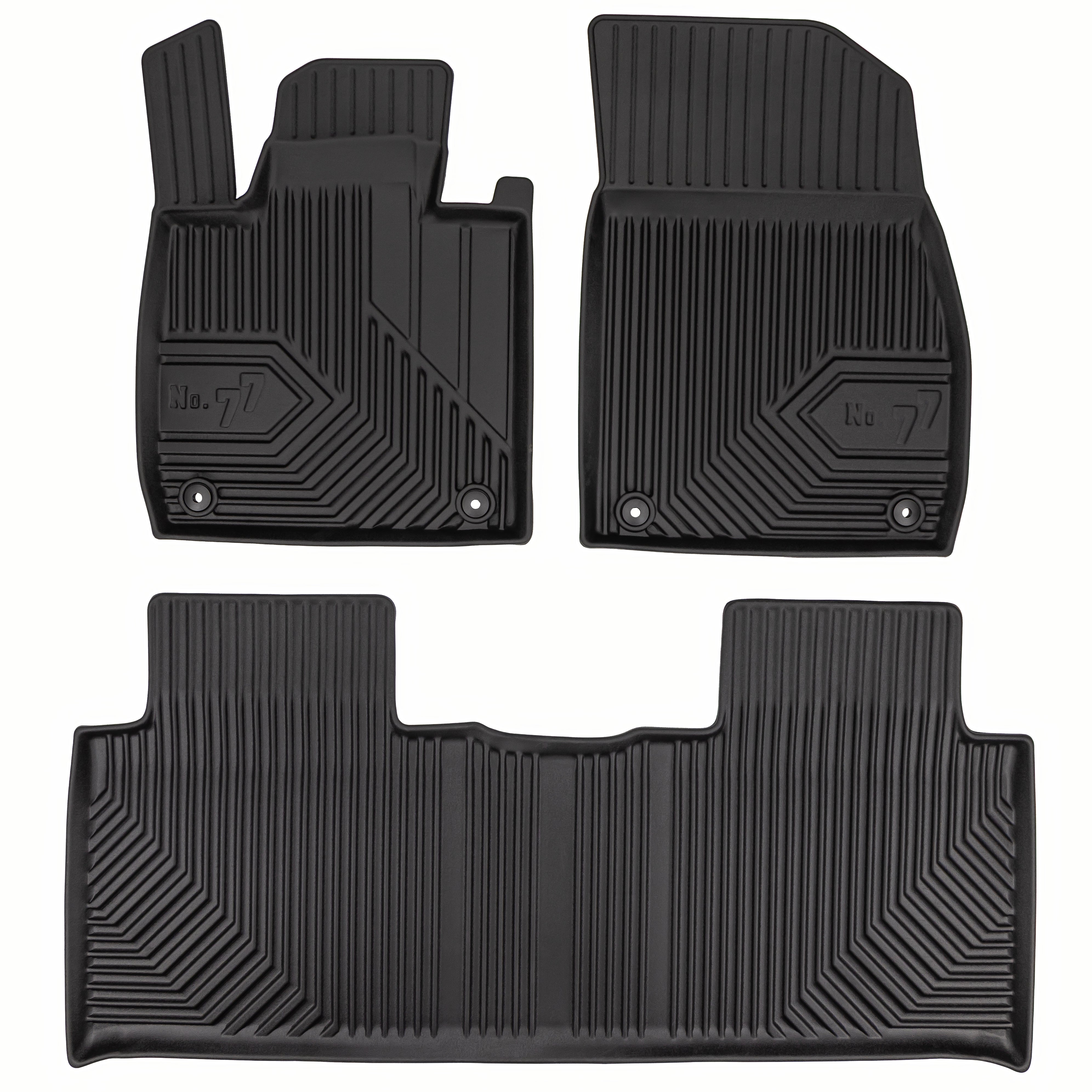 PACK 3 TAPETES BORRACHA NO.77 XPENG G6 2023-2026