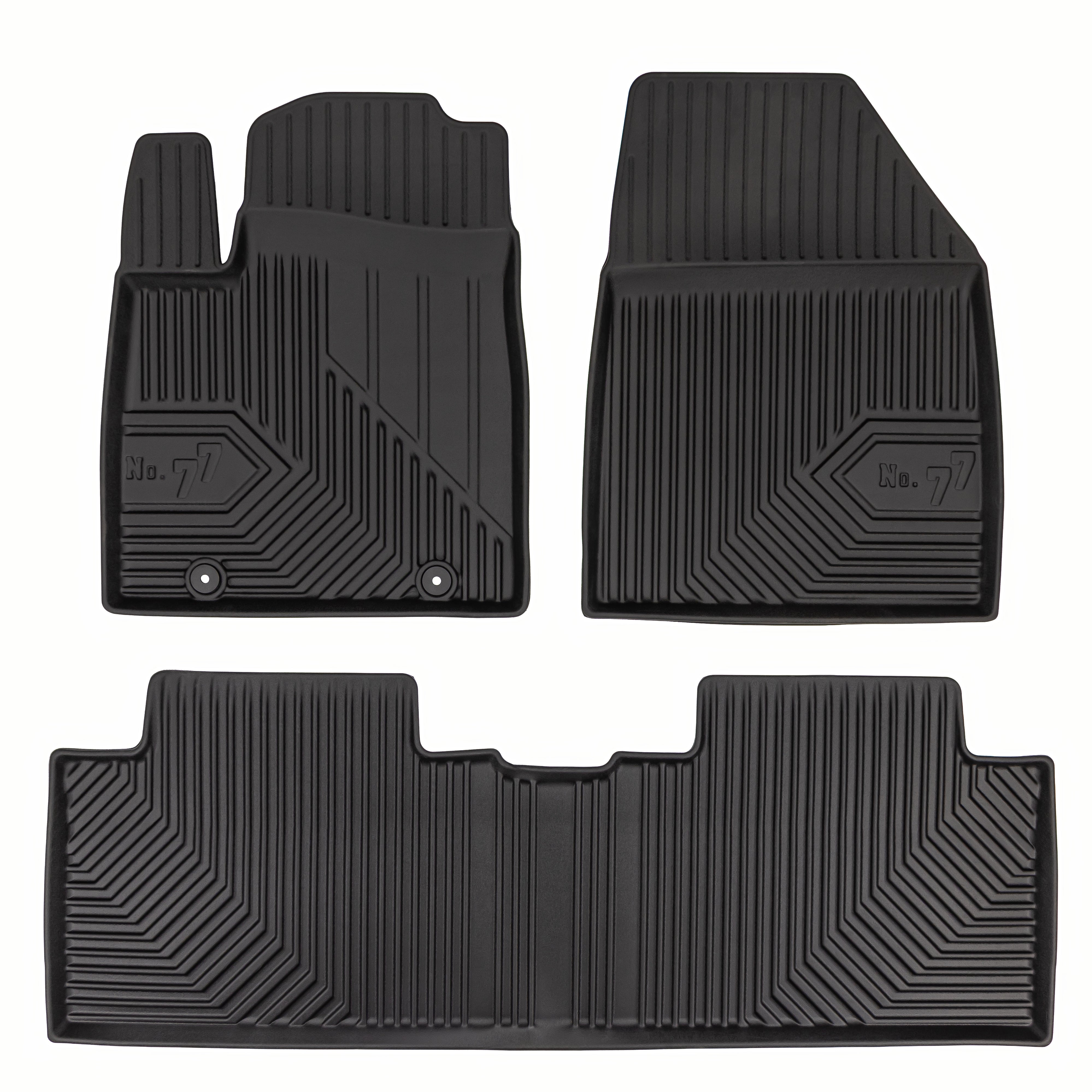 PACK 3 TAPETES BORRACHA NO.77 BYD ATTO2 SUV 2024 ->