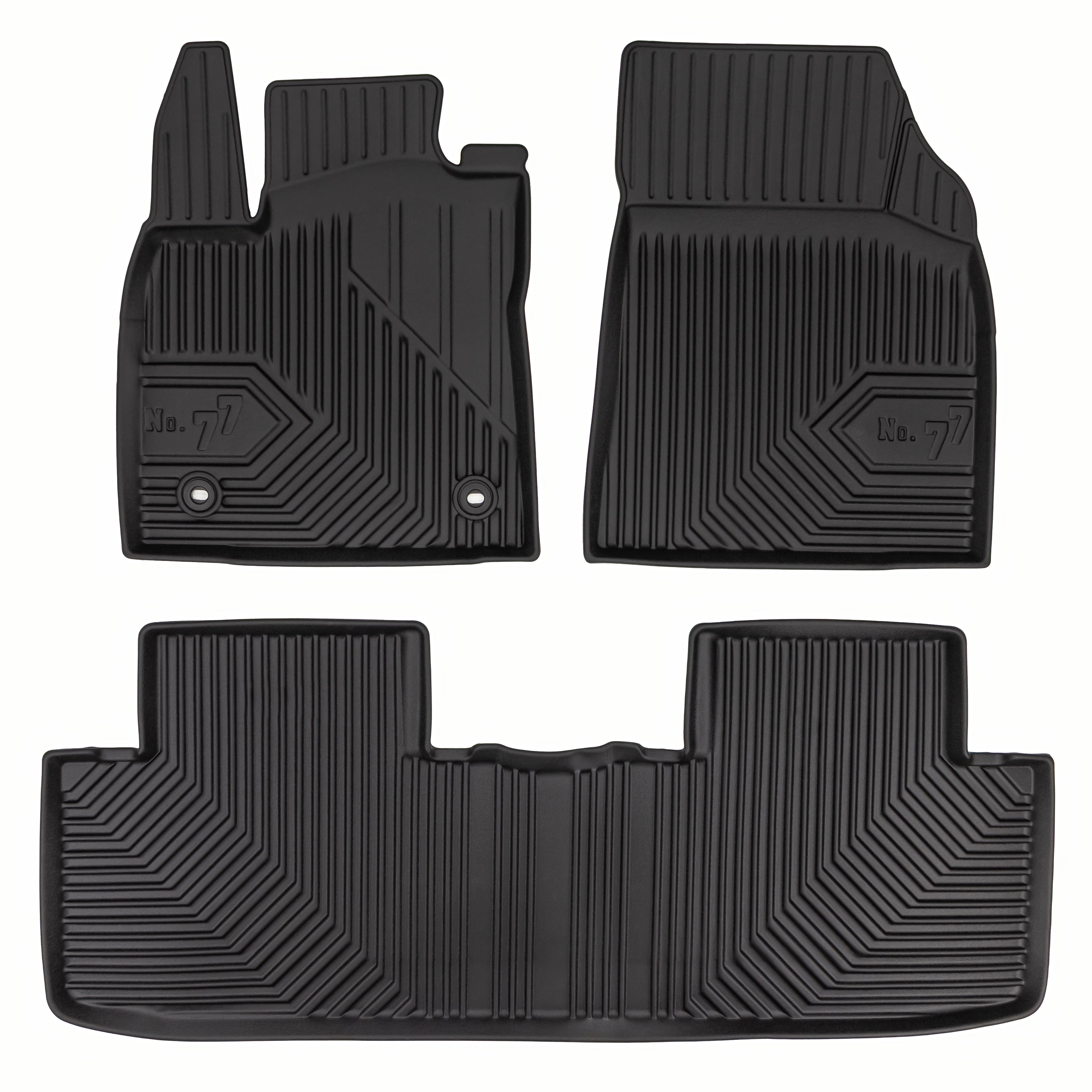 PACK 3 TAPETES BORRACHA NO.77 MG S5 EV SUV 2025->