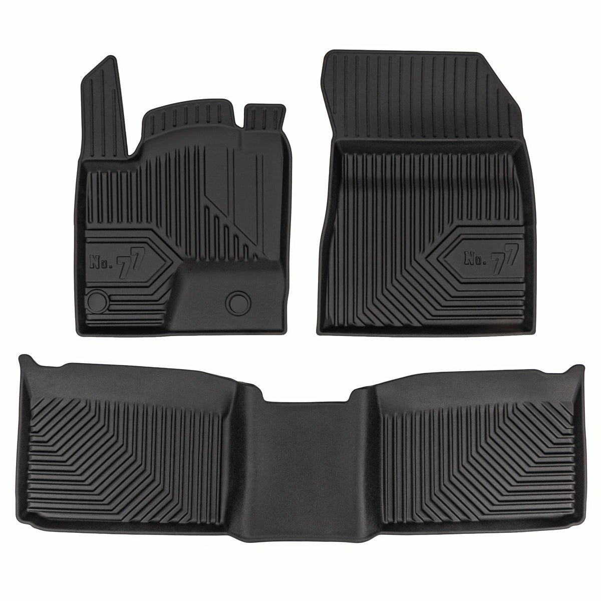 PACK 3 TAPETES BORRACHA NO.77 MITSUBISHI OUTLANDER IV SUV 2021 ->