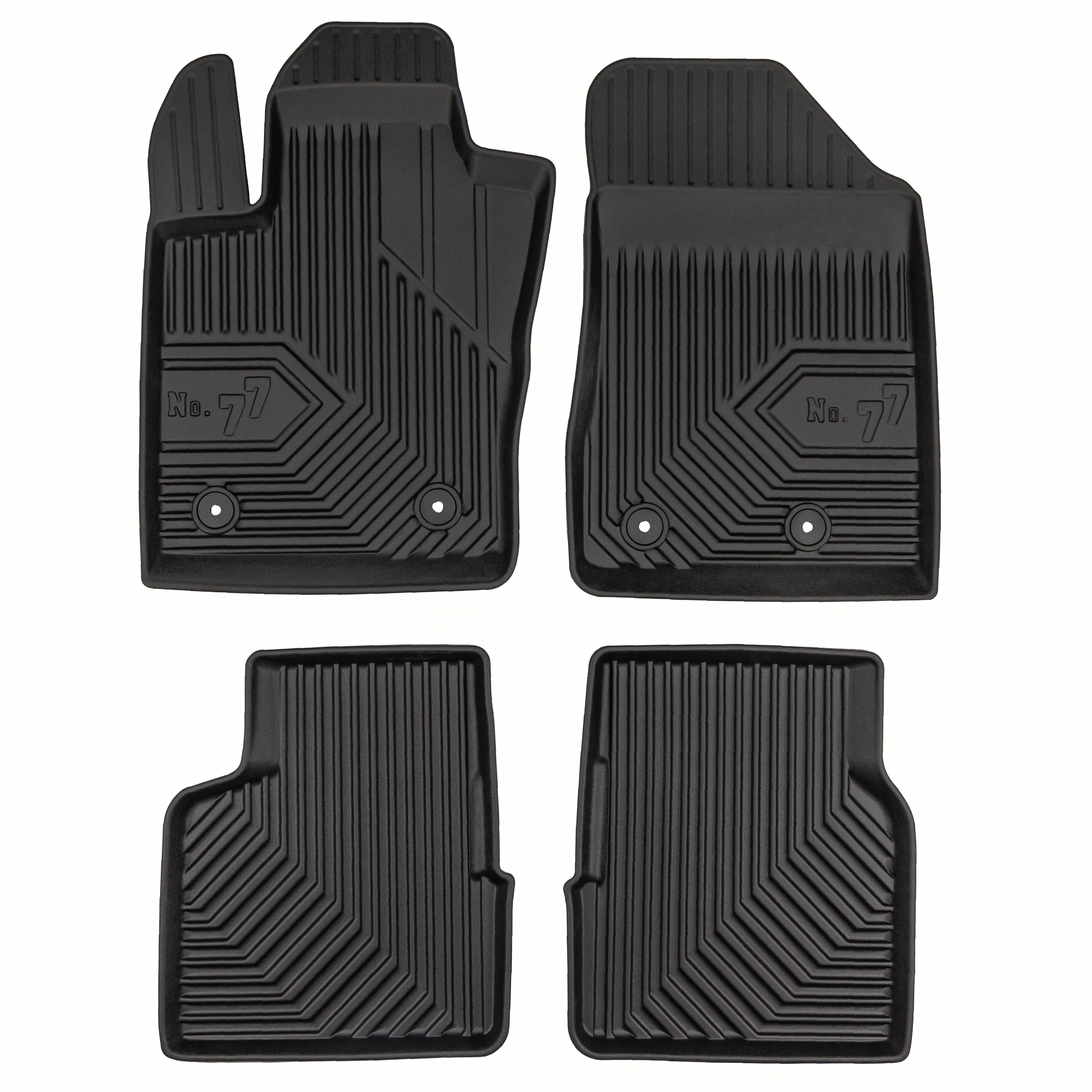 PACK 4 TAPETES BORRACHA NO.77 JEEP COMPASS II PHEV 2016-2026