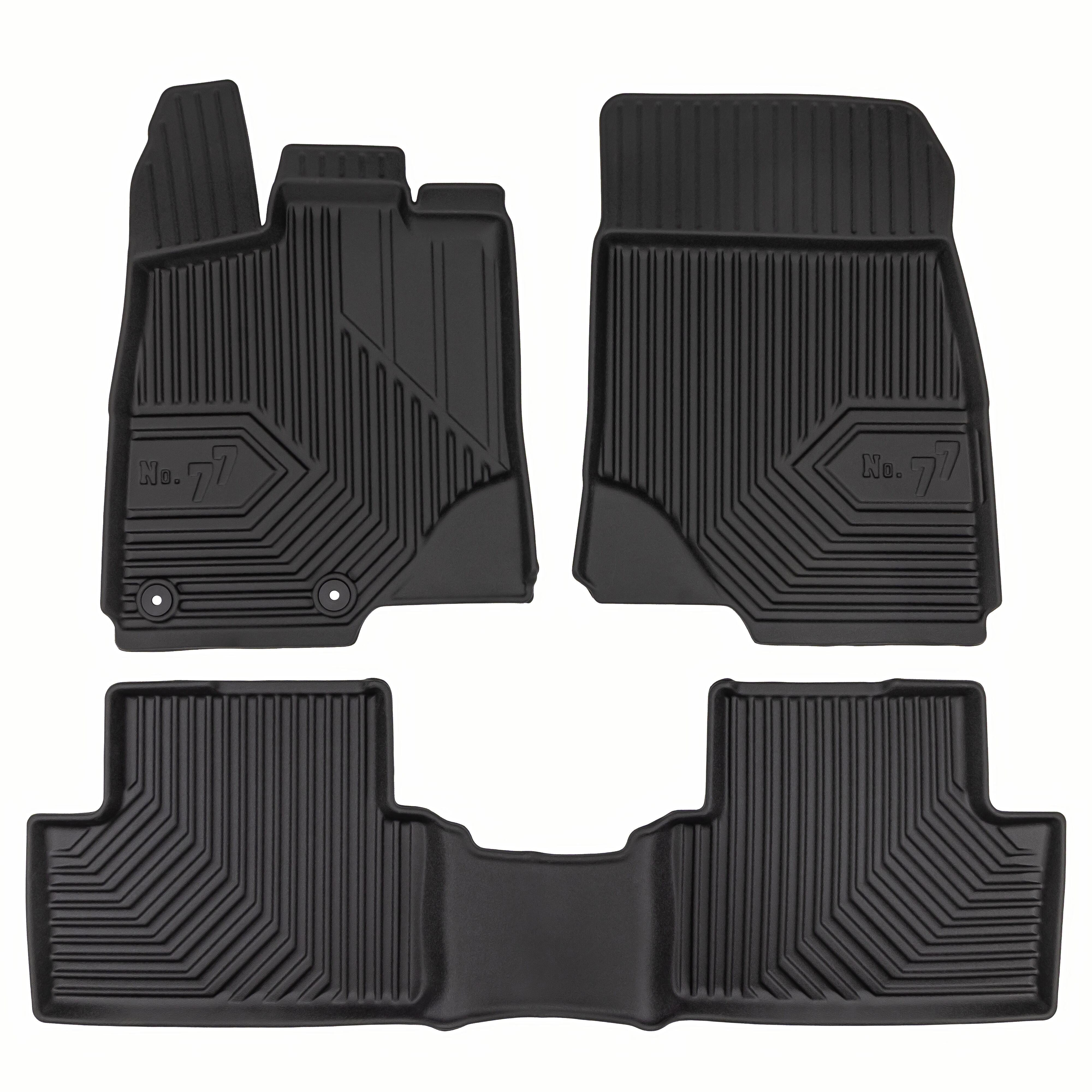PACK 3 TAPETES BORRACHA NO.77 PEUGEOT 3008 III HIBRIDO 2023-2026