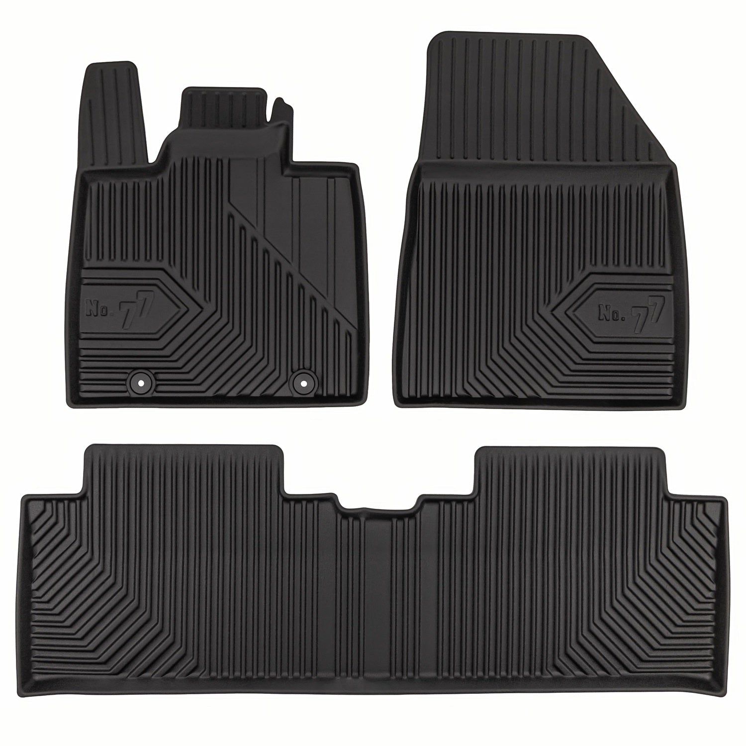 PACK 3 RUBBER MATS NO.77 BYD ATTO2 SUV 2024 ->