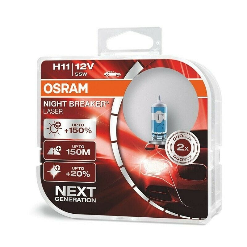 Foto do produto Lâmpadas H11 Night Breaker Laser +150% (cx2)