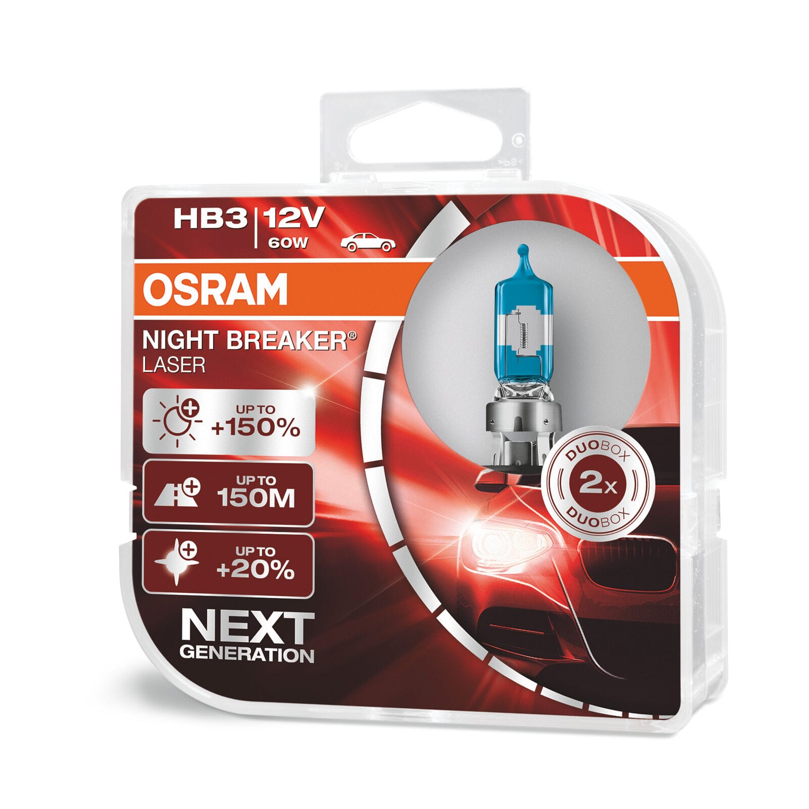 Foto do produto Lâmpadas HB4 (9006) Night Breaker Laser +150% (cx2)