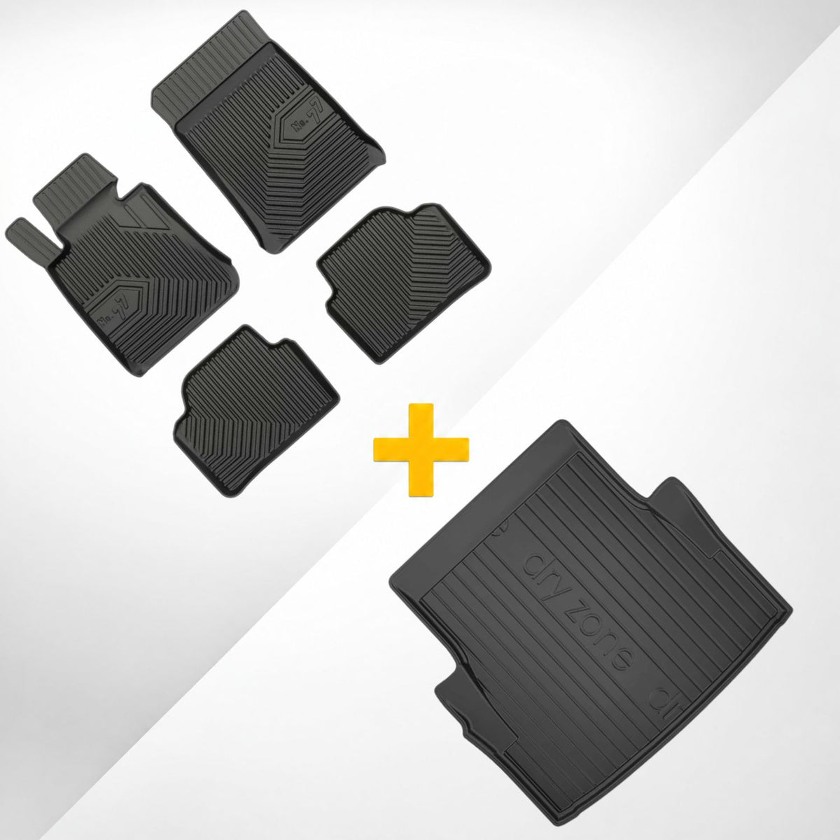 PACK TAPETES INTERIORES NO.77 + MALA DRYZONE BMW SÉRIE 3 E90 CARRO 2004-2012