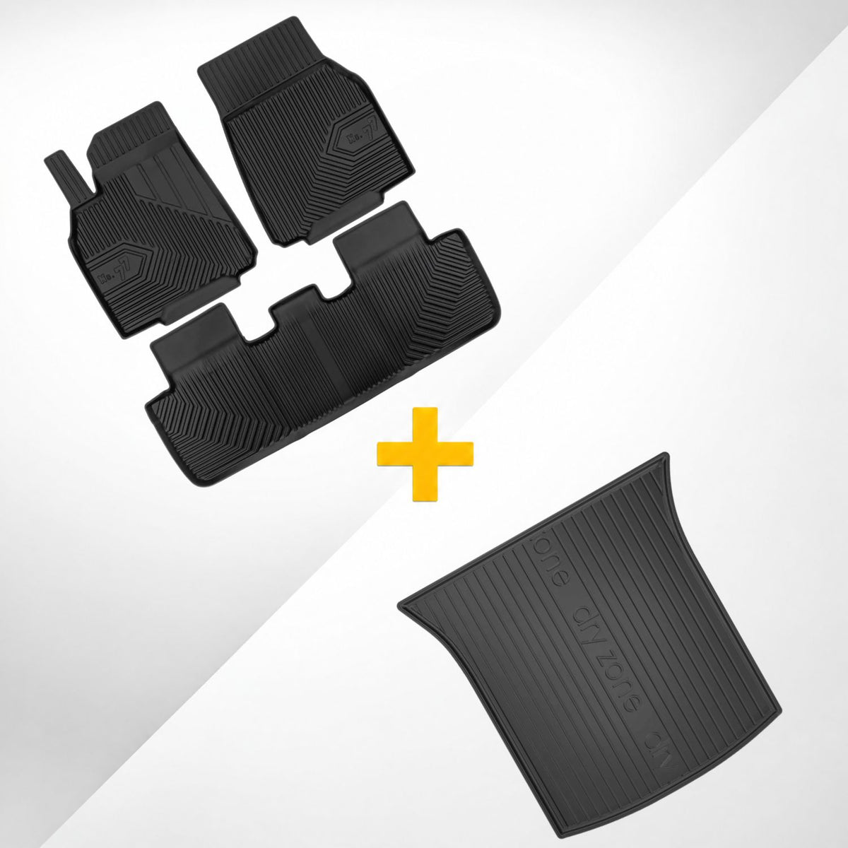 PACK TAPETES INTERIORES NO.77 + MALA DRYZONE TESLA MODEL Y 2020-2024