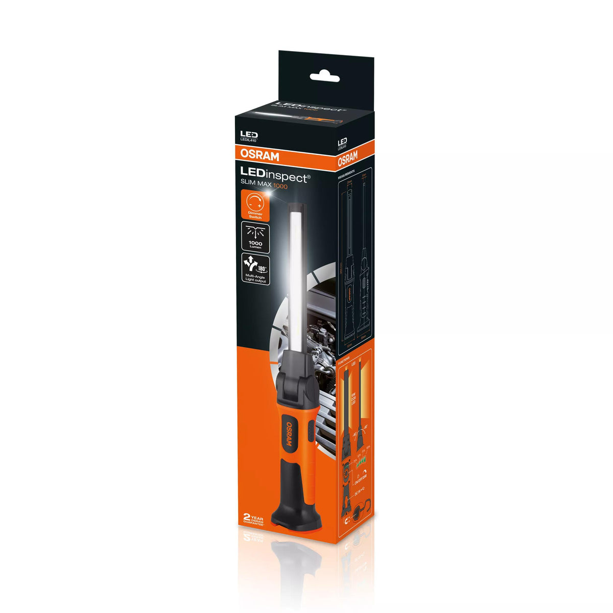 Lanterna LED de Inspeção Recarregável OSRAM SLIM MAX1000 1000 lm — LEDIL410