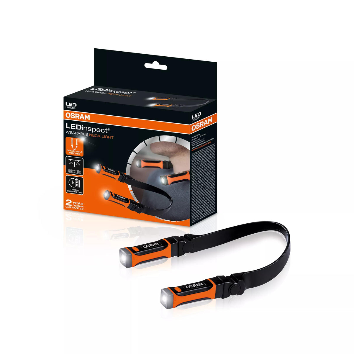 Lanterna LED de Pescoço Recarregável OSRAM 265 lm — LEDIL413