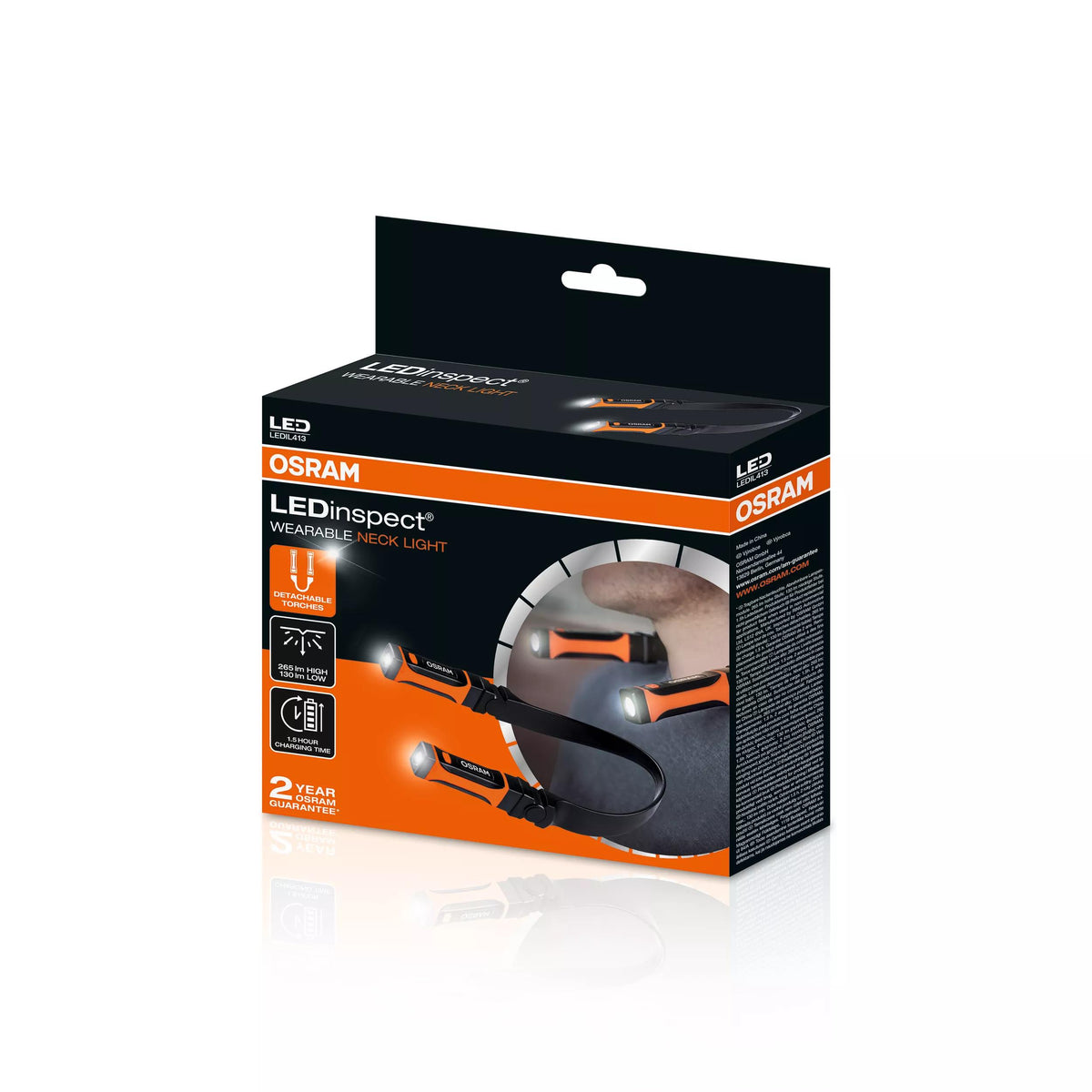 Lanterna LED de Pescoço Recarregável OSRAM 265 lm — LEDIL413