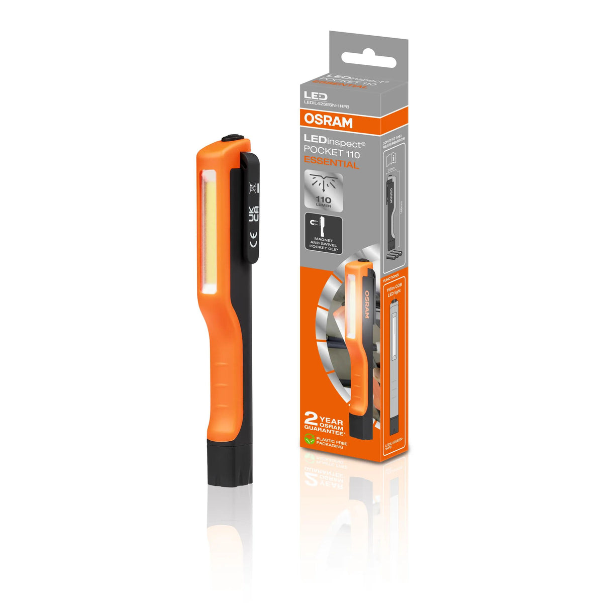 Lanterna LED de Inspeção OSRAM POCKET 110 ESSENTIAL — LEDIL425ESN-1HFB