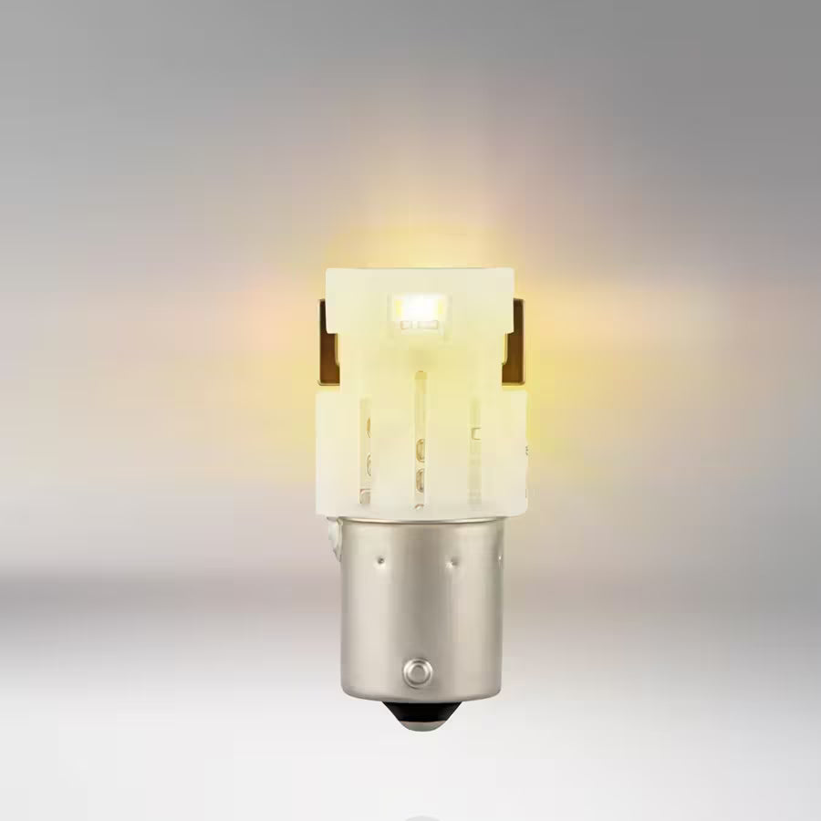 Conjunto 2 Lâmpadas P21W BA15S AMBAR 12V Osram LEDriving