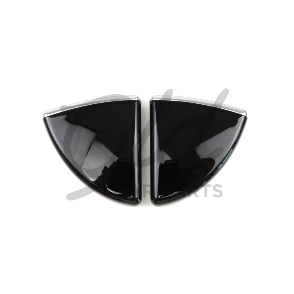 Molduras Botões Abertura Porta-Luvas Preto Brilhante Mercedes-Benz Classe E W211 2005-2008