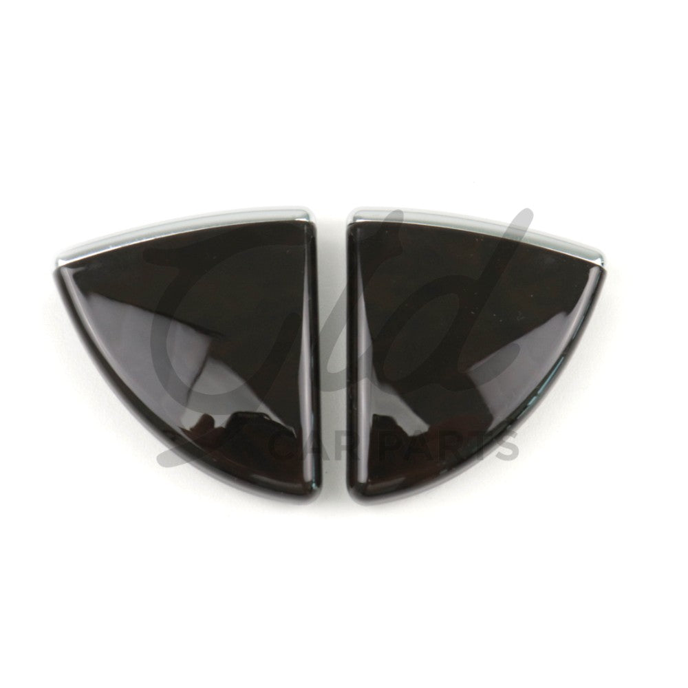 Molduras Botões Abertura Porta-Luvas Efeito Madeira Preto Mercedes-Benz Classe E W211 2005-2008