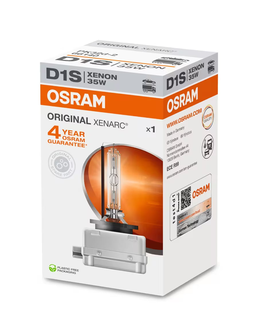 LÂMPADA XENON OSRAM XENARC D1S 35W 4 ANOS GARANTIA