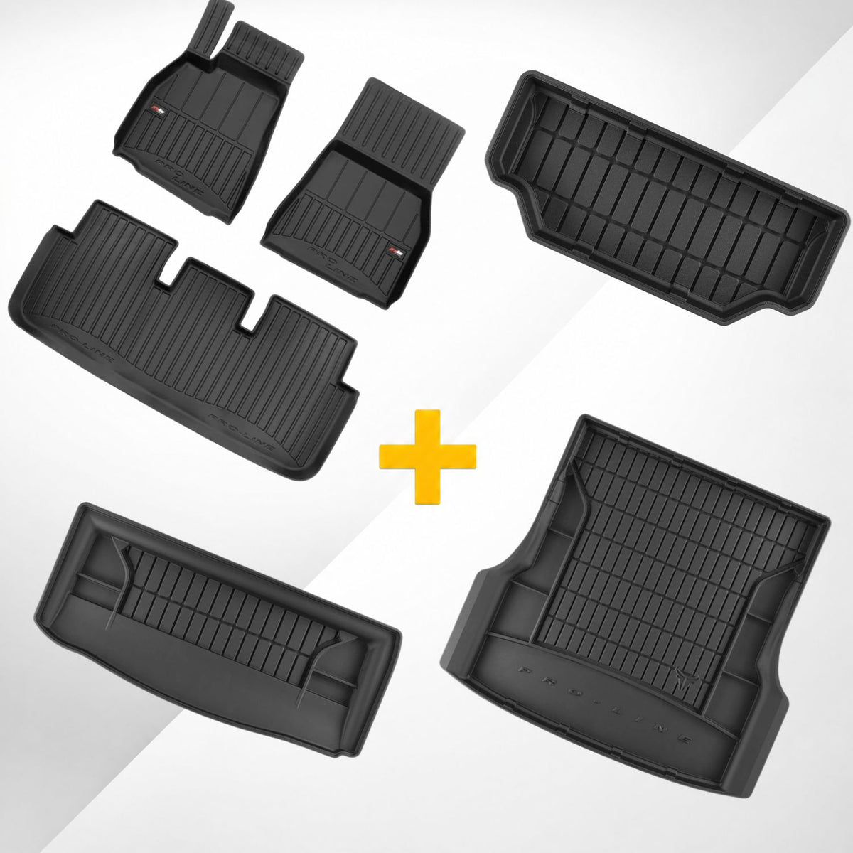CONJUNTO COMPLETO DE TAPETES PRO LINE TESLA MODEL S 2021-2026