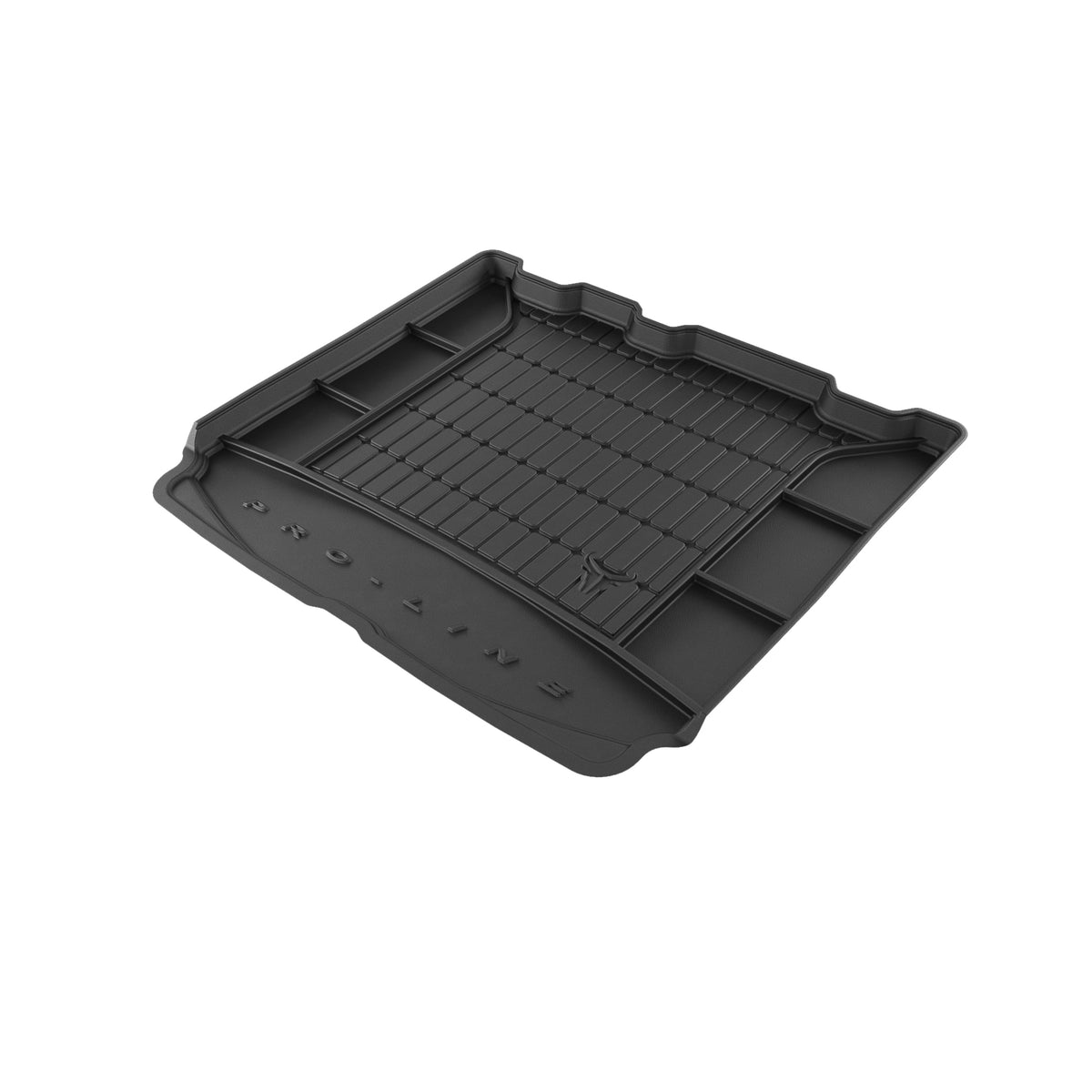TAPETE BORRACHA P/ MALA PRO-LINE FORD KUGA II SUV 2013-2019 SEM PISO DE ALTURA VARIAVEL COM RODA SOBRESSALENTE (TAMANHO NORMAL)