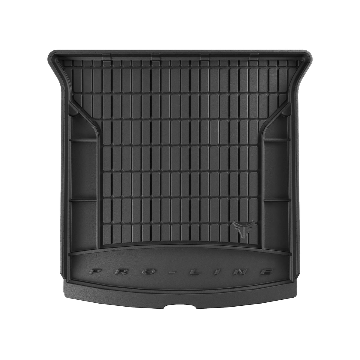 TAPETE BORRACHA P/ MALA PRO-LINE SKODA KODIAQ I SUV 2016-2024 7 LUGARES 3ª FILA REBATIDA SEM NICHOS LATERAIS