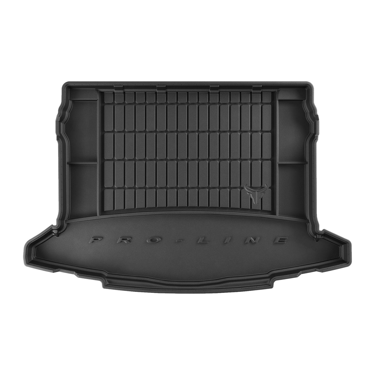 TAPETE BORRACHA P/ MALA PRO-LINE SKODA KAROQ SUV 2017-> PISO INFERIOR COM NICHOS LATERAIS