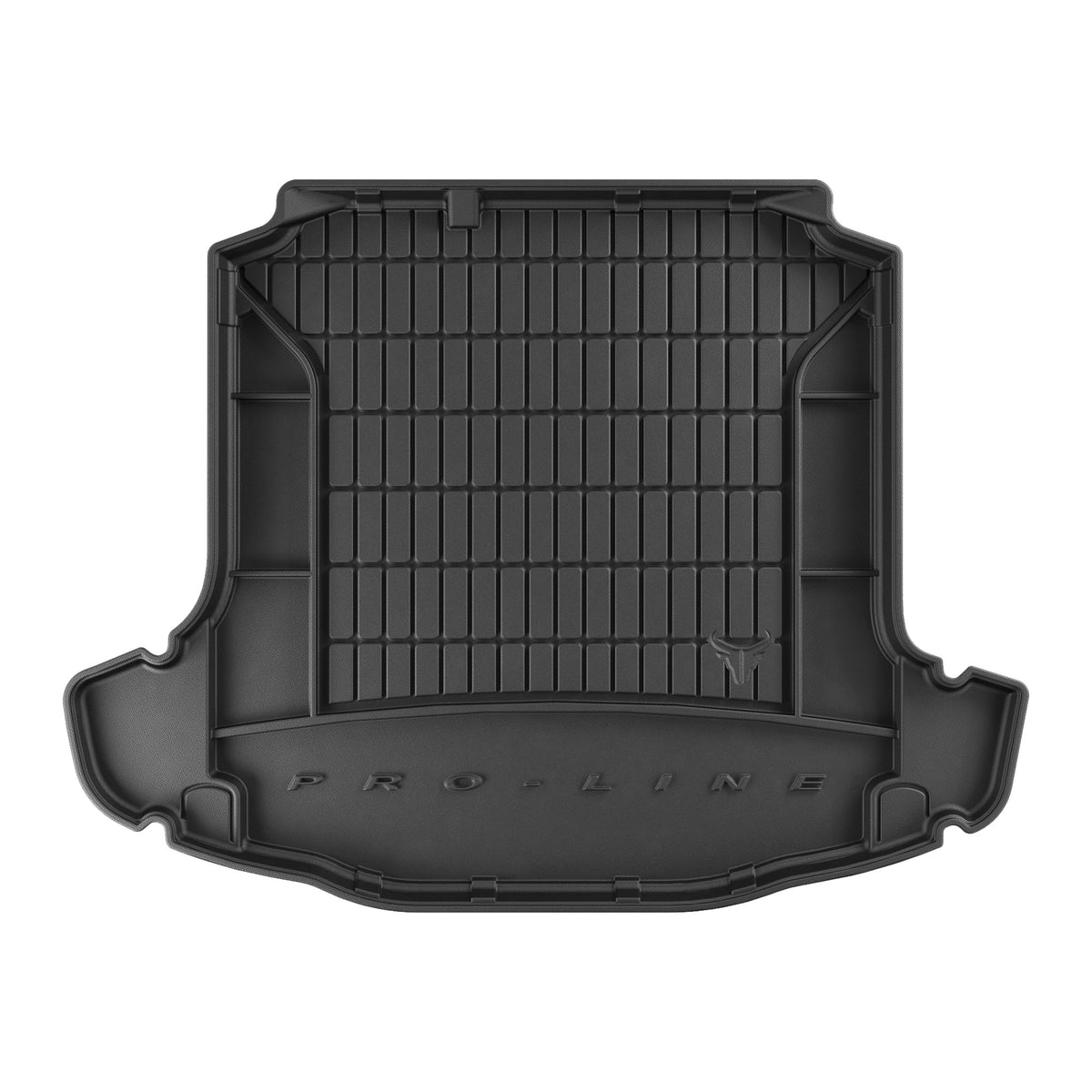 TAPETE BORRACHA P/ MALA PRO-LINE SKODA RAPID LIFTBACK 2012-2019 COM NICHOS LATERAIS