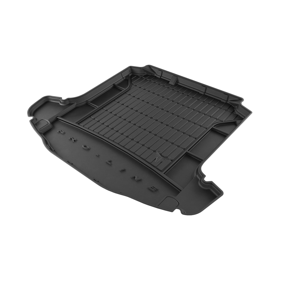 TAPETE BORRACHA P/ MALA PRO-LINE SKODA RAPID LIFTBACK 2012-2019 COM NICHOS LATERAIS