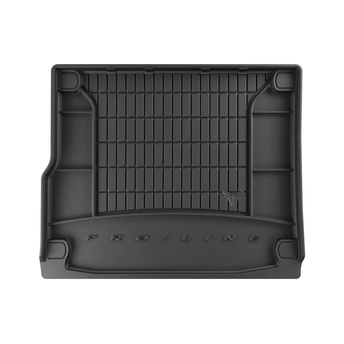 TAPETE BORRACHA P/ MALA PRO-LINE VOLKSWAGEN TOUAREG II SUV 2010-2018 VERSAO R-LINE SEM PISO DE ALTURA VARIAVEL SEM NICHOS LATERAIS R-LINE